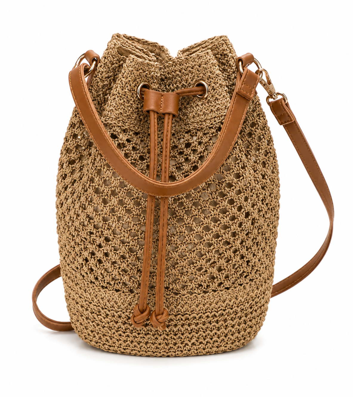 FORMENTERA | BUCKET BAG DE MACRAMÉ