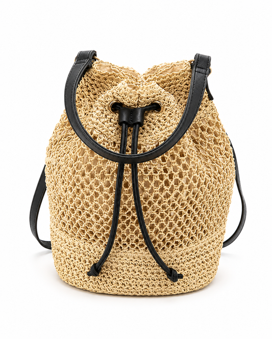 FORMENTERA | BUCKET BAG DE MACRAMÉ
