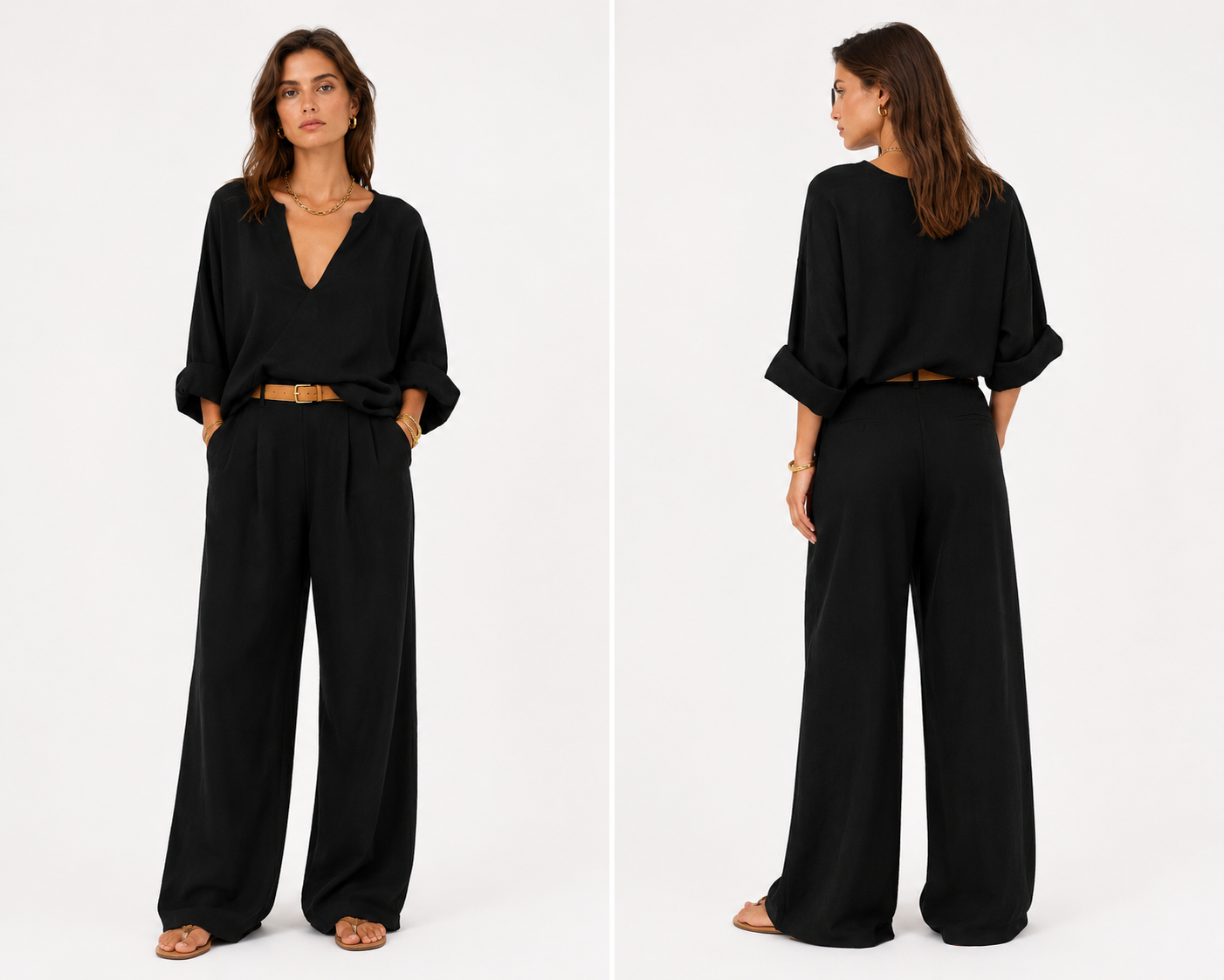 SOFIA | CONJUNTO DE LINO OVERSIZE