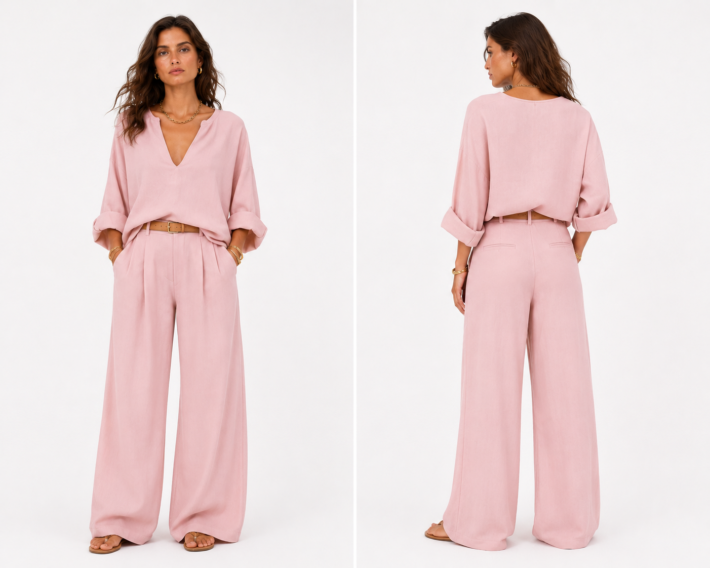 SOFIA | CONJUNTO DE LINO OVERSIZE