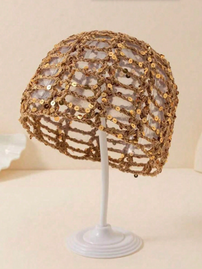 GORRO CROCHET | DORADO